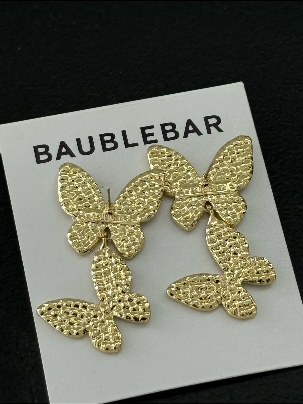 BaubleBar NEW Pavé Butterfly Earrings